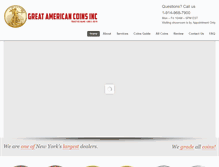 Tablet Screenshot of greatamericancoins.com